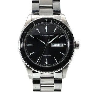 HAMILTON Jazzmaster Seaview H375110 Quartz Black Dial Mens Watch 90253809